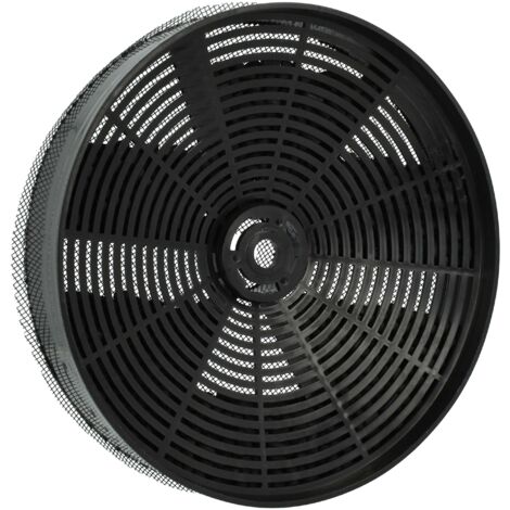 vhbw Aktivkohlefilter kompatibel mit Gorenje DAH60W - AZD 1925, DAH90E - AZD 1925 Dunstabzugshaube - 17,3 cm, Mit Netzbespannung