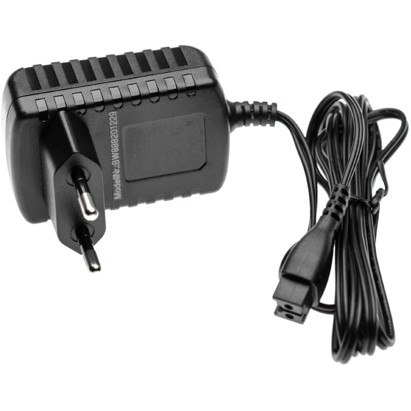 vhbw alimentatore AC compatibile con Panasonic ES-LT70, ES-LT71, ES-LV50, ES-LV61, ES-LV65, ES-LV67, ES-LV70, ES-LV81 rasoio elettrico
