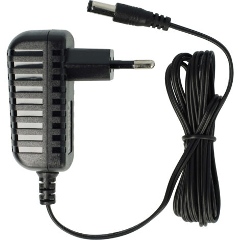 vhbw alimentatore / caricabatterie compatibile con Electrolux ZB2902, ZB2903, ZB2905, ZB2907R, ZB2908W aspirapolvere a batteria - 200 cm