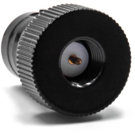 vhbw Antenna Adapter compatible with Wouxun KG-UV6D, KG-UV8D Radio Devices - BNC socket to SMA plug Adapter, Black