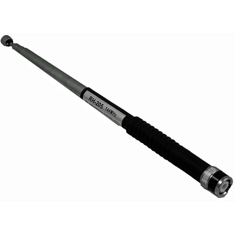 vhbw Antenna compatible with Yaesu Walkie-Talkie - Extendable, 24 cm - 138 cm, BNC Plug (M)
