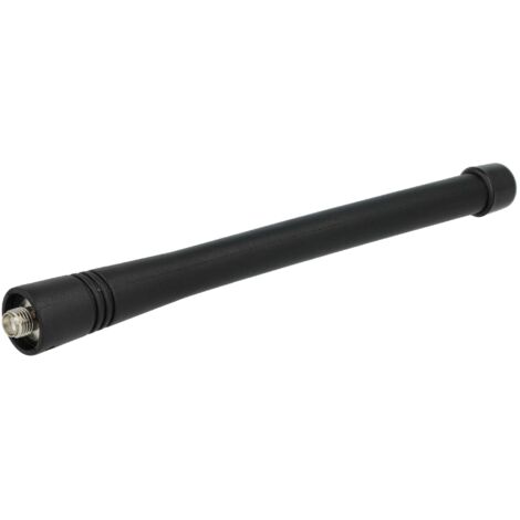 vhbw Antenne kompatibel mit Kenwood TK-3202LU, TK-3180, TK-3173, TK-3200, TK-3202, TK-3207, TK-3200L, TK-3207G Funkgerät - 15,5 cm, Schwarz