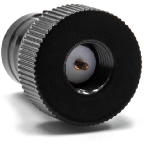 vhbw Antennenadapter kompatibel mit Wouxun KG-UV6D, KG-UV8D Funkgeräte - BNC Buchse auf SMA Stecker Adapter, Schwarz