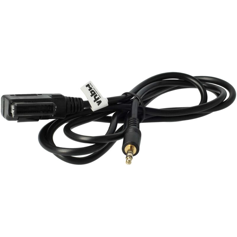 Vhbw - aux Audio Adapter Cable Radio (11.3 cm) compatible with Mercedes-Benz S-Class, R-Class, M-Class, E-Class, C-Class Car, Car Radio