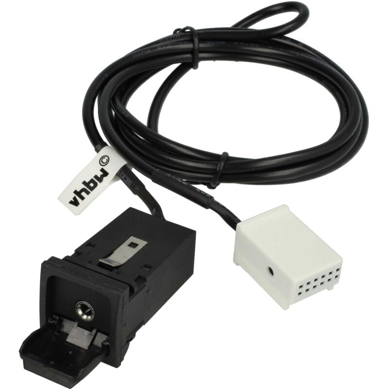 

Aux Cable adaptador radio automóvil para VW, Skoda, Audi, Seat RCD200, RCD210, RCD300, RCD310, RCD500, RCD510, MFD2, RNS310, RNS510 - Vhbw
