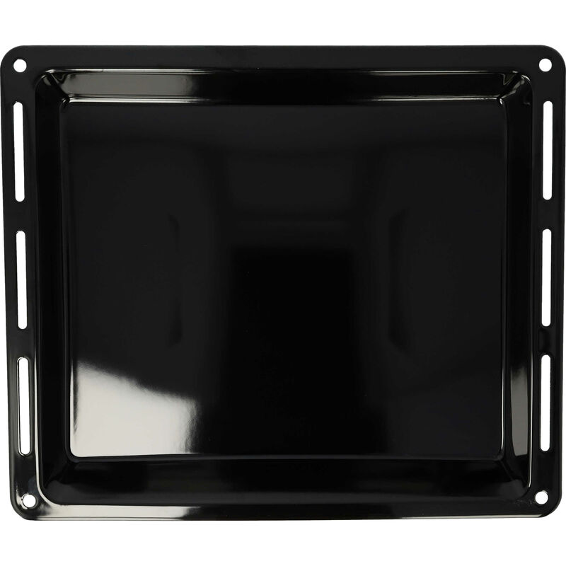 Vhbw - Backblech kompatibel mit Ikea 402.451.66 ov T305 s ik Backofen - 44,5 x 37,5 x 4,4 cm, Antihaftbeschichtet, Emailliert, Schwarz