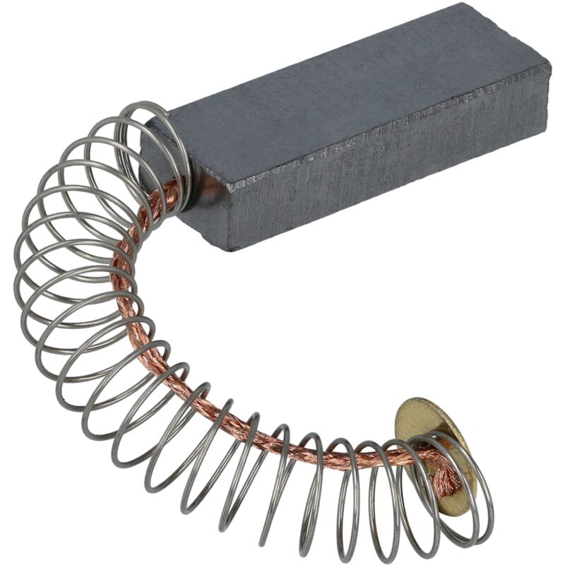 Balai charbon compatible avec Kärcher 1.246-451.0, 1.246-421.0, 1.246-401.0, 1.246-381.0, 1.246-371.0 aspirateur humide / à sec + ressort - Vhbw