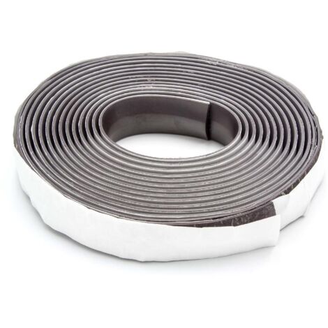 vhbw Bande magnétique compatible avec Vorwerk VX-100, VX100, VR-200, VR100, VR-100 aspirateur-robot - 450 cm, avec surface adhésive