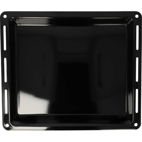 vhbw Bandeja compatible con Ikea 002.181.79 OVN 908 S IK horno - 44,5 x 37,5 x 4,4 cm, antiadherente, esmaltado, negro