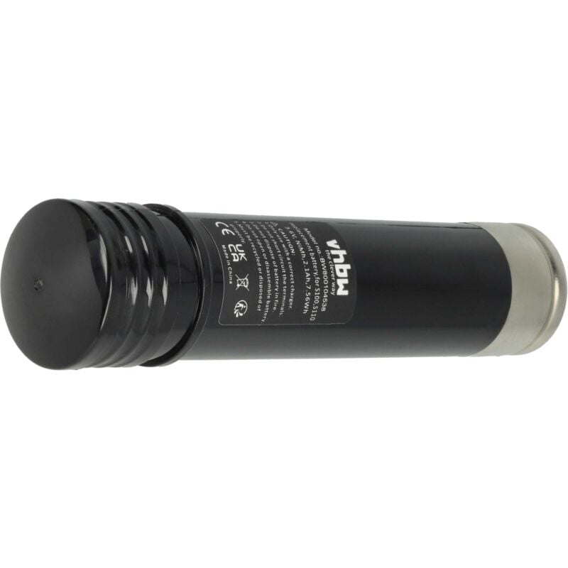

Batería recargable compatible con Black & Decker S100, S110 herramientas eléctricas (2100 mAh, NiMH, 3,6 V) - Vhbw