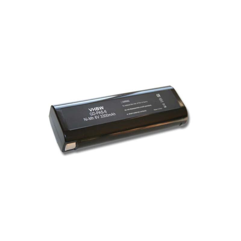 

Batería compatible con Paslode 900400, 900420, 900421, 900600, 901000, 902000, B20720, IM200F18 herramientas eléctricas (3300mAh NiMH 6V) - Vhbw