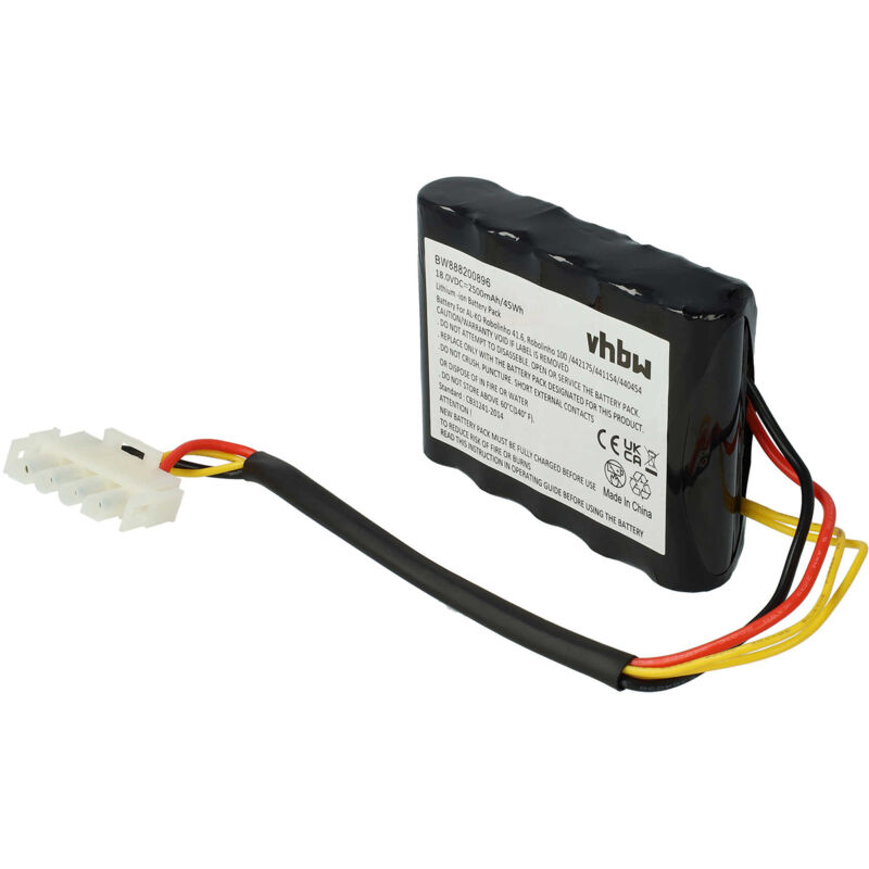

batería compatible con AL-KO Robolinho 100, 110, 41.6 cortacésped robot cortacésped (2500mAh, 18V, Li-Ion) - Vhbw