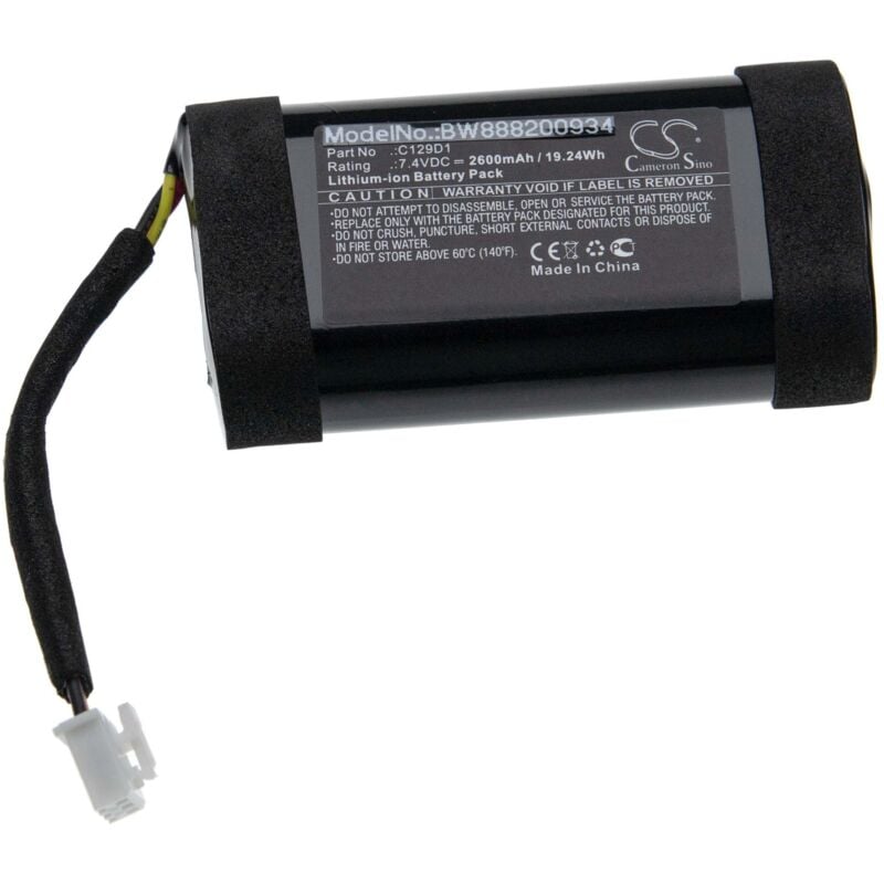 

Batería recargable compatible con Bang & Olufsen BeoPlay P6 altavoces, cajas acústicas (2600 mAh, 7,4 V, Li-Ion) - Vhbw