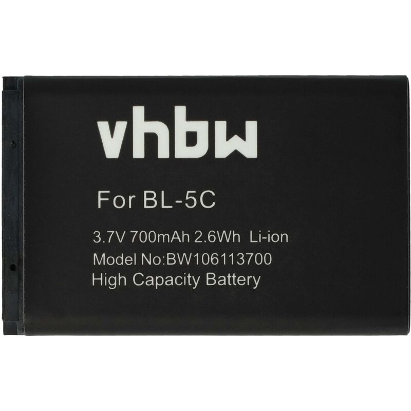 

Batería compatible con Becker Mamba, Mamba.4 CE LMU EU reemplaza 010-10840-00, 361-00031-00 (700mAh, 3.7V, Li-Ion) Navegación, GPS - Vhbw