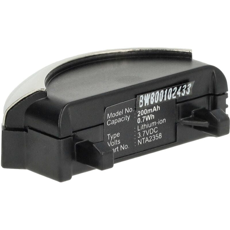 

batería compatible con Bose QC-3, QC3, QuietComfort 3 auriculares inalámbricos cascos (200mAh, 3,7V, Li-Ion) - Vhbw