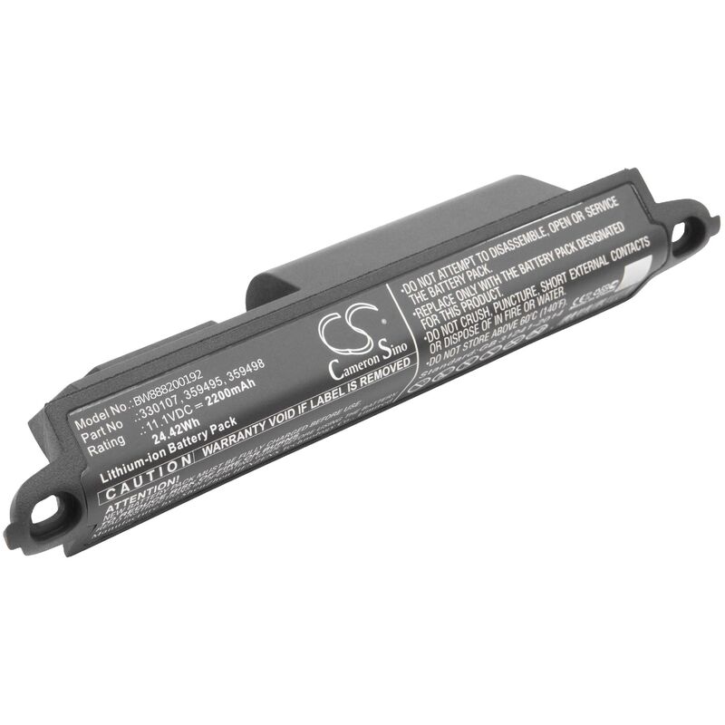 

Batería compatible con Bose Soundlink 1, 2, 3 & SoundTouch 20 Bluetooth altavoz, reemplaza 330105, 330107, 359495, ... (Li-Ion, 2200 mAh, 11,1 V)