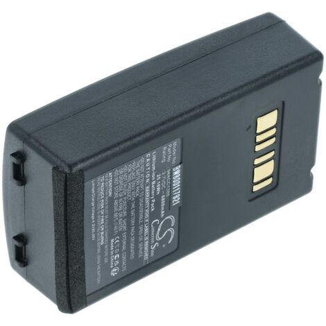 vhbw Batería compatible con Datalogic Falcon X3 escáner códigos de barra, TPV (6800 mAh, 3,7 V, Li-Ion)