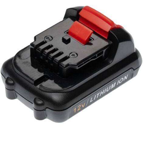 vhbw Batería compatible con Dewalt 12V MAX Li-ion, DCD710, DCD710C2, DCD710N, DCD700, DCD710D2-QW, herramienta eléctricas (2000 mAh, Li-Ion, 12 V)