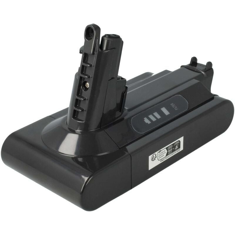 

Batería recargable compatible con Dyson Cyclone V10, V10, V10 Absolute, V10 Animal aspiradora, robot limpieza (3000 mAh, 25,2 V, Li-Ion) - Vhbw