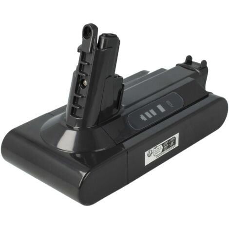 vhbw Batería compatible con Dyson V10, Cyclone V10, V10 Absolute, V10 Animal, V10 Cyclone series aspiradora gris (3000 mAh, 25,2 V, Li-Ion)