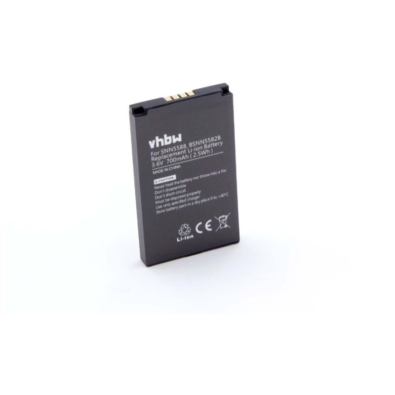 

Batería recargable compatible con Falcom Mambo, Navi 1 navegador (700 mAh, 3,7 V, Li-Ion) - Vhbw