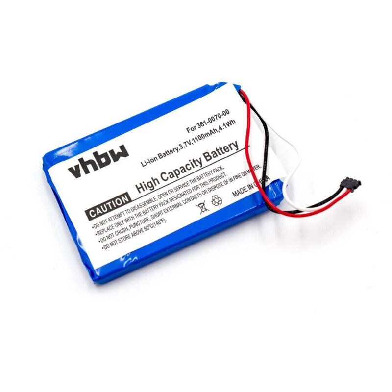 

batería compatible con Garmin Nüvi 3597LMTHD, 3598LMT, 3598LMT-D, 3598, 3560LM, 3560LMT navegador (1100mAh, 3,7V, Li-Ion) - Vhbw