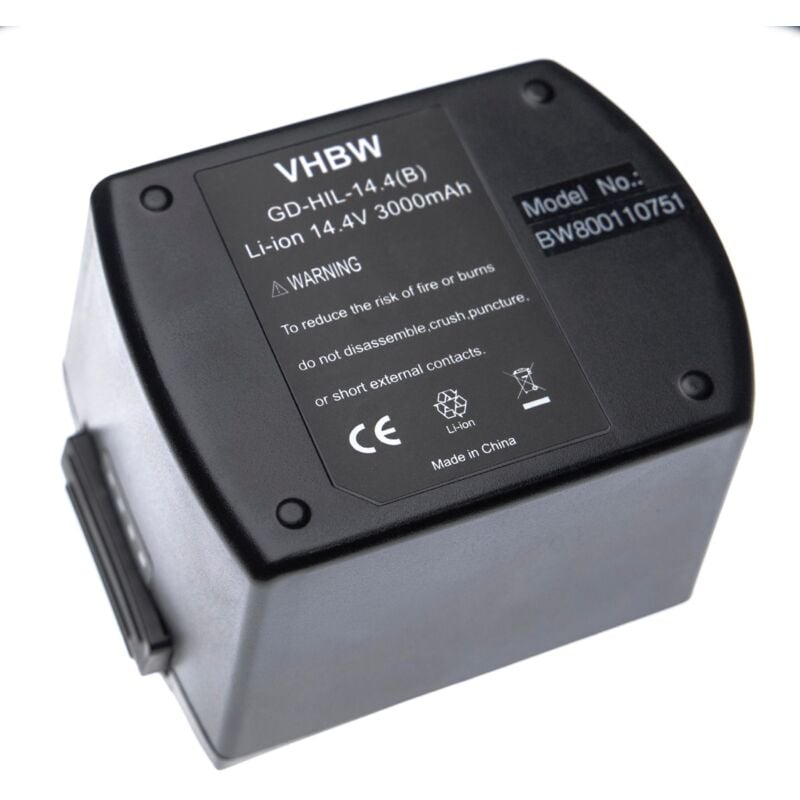 

Batería compatible con Hilti SFH 14-A, RC 4/36-DAB herramienta eléctricas (3000mAh, 14.4V, Li-Ion) - Vhbw