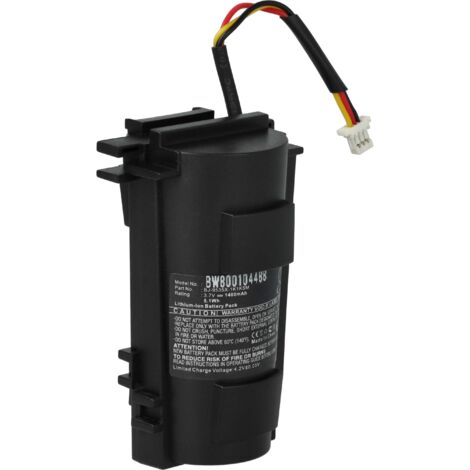 vhbw Batería compatible con Honeywell MS9535, BT9535 escáner códigos de barra, TPV (1400 mAh, 3,7 V, Li-Ion)