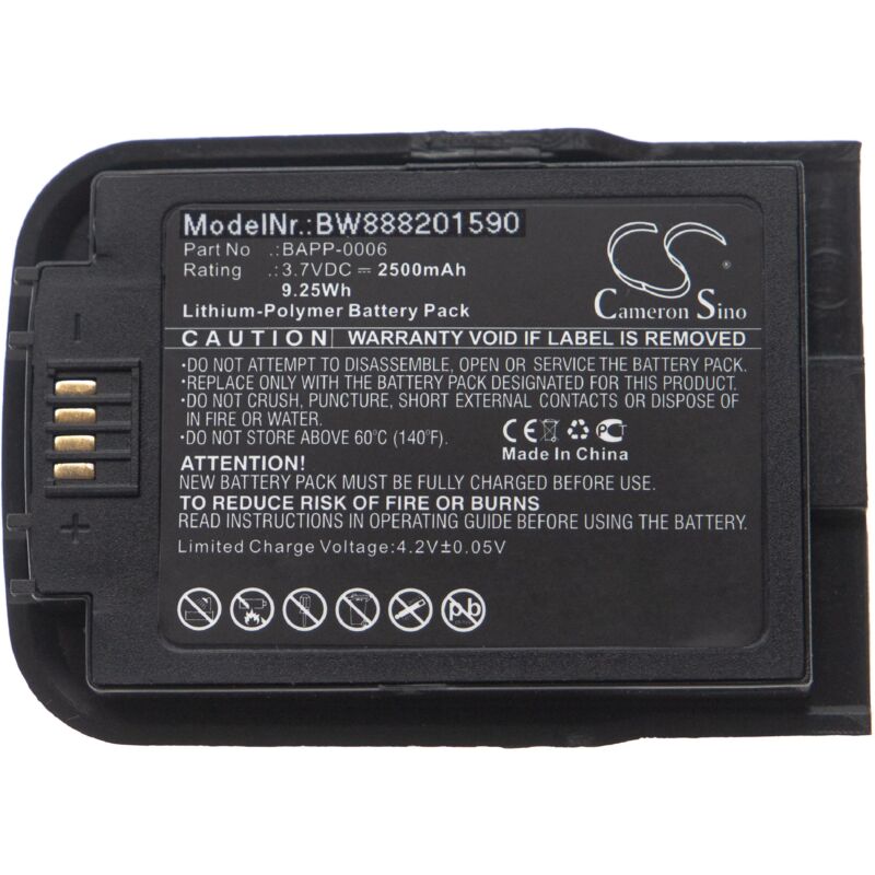 

batería compatible con HumanWare New Stream reproductor de música MP3 (2500mAh, 7,4V, polímero de litio) - Vhbw