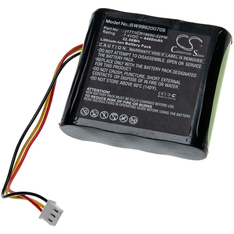 

vhbw batería compatible con Klipsch KMC1 altavoz altavoces (4400mAh, 7.4V, Li-Ion)