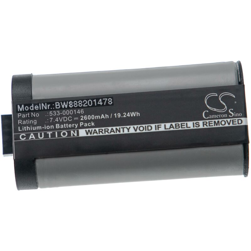 

batería compatible con Logitech 084-000845, 984-001362, Megaboom 3, S-00171 altavoz altavoces (2600mAh, 7,4V, Li-Ion) - Vhbw