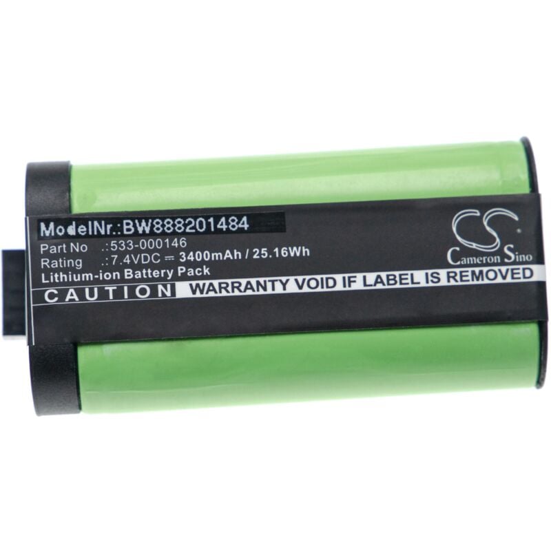 

batería compatible con Logitech 084-000845, 984-001362, Megaboom 3, S-00171 altavoz altavoces (3400mAh, 7,4V, Li-Ion) - Vhbw