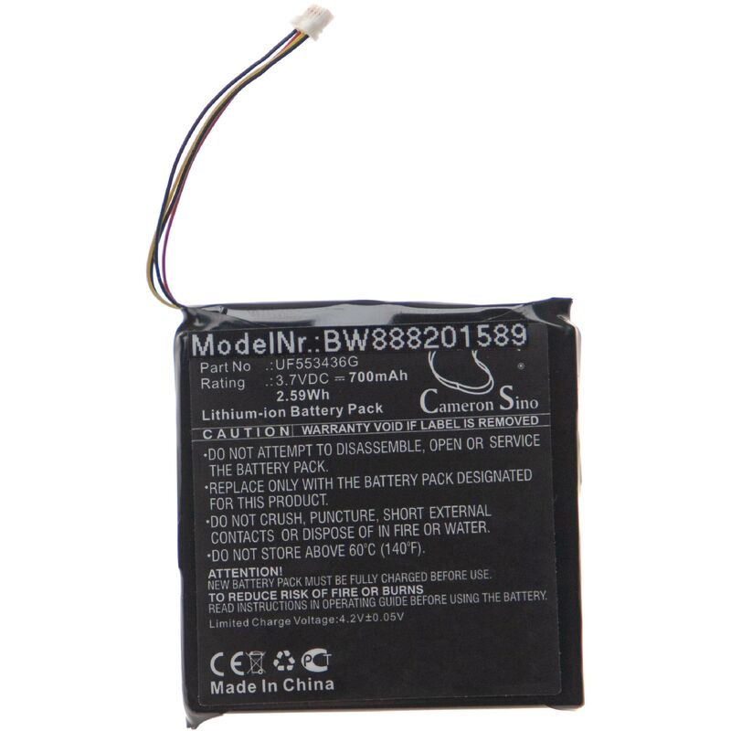 

batería compatible con Magellan Cyclo 100 ordenador tacómetro para bicicleta ciclocomputador GPS (700mAh, 3,7V, Li-Ion) - Vhbw