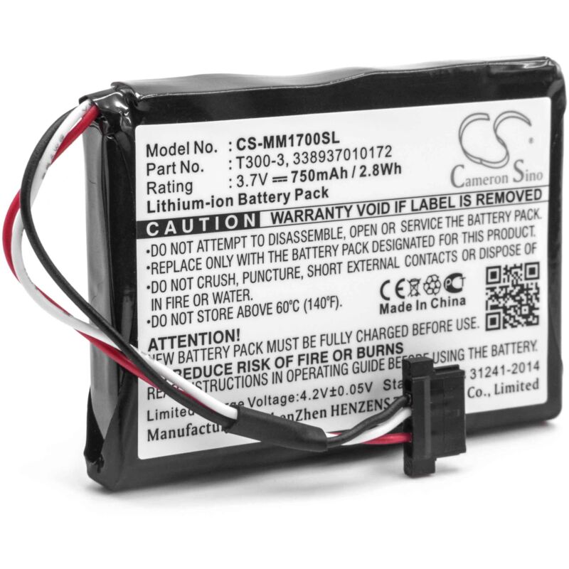 

batería compatible con Magellan Maestro 1700 navegador (750mAh, 3,7V, Li-Ion) - Vhbw