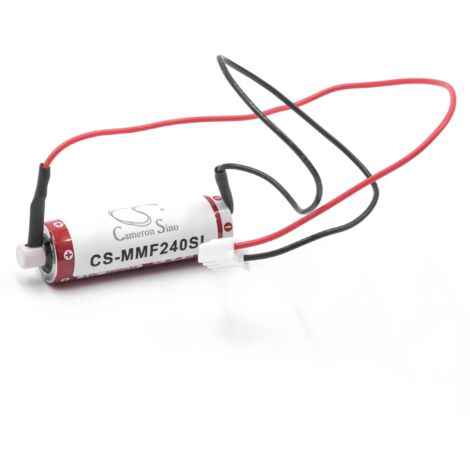 vhbw Batería compatible con Mitsubishi F1, FX2, FX1, FX, F2, FX2N, FX2C Controlador Lógico Programable (1800 mAh, 3,6 V, Li-SOCl2)