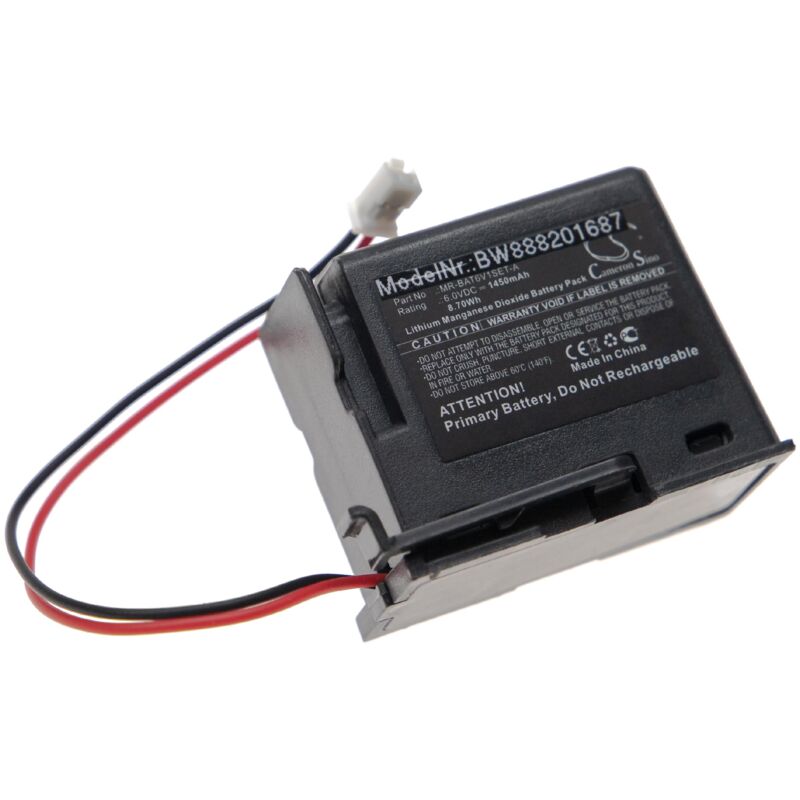 

Batería no recargable compatible con Mitsubishi MR-BAT6V1SET-A Controlador Lógico Programable, PLC (1450 mAh, 6 V, Li-MnO2) - Vhbw