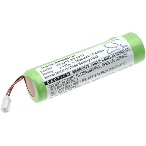 vhbw Batería compatible con NOVIPro LS522, UL521, UL522 dispositivo medición láser, medidor (3500 mAh, 2,4 V, NiMH)