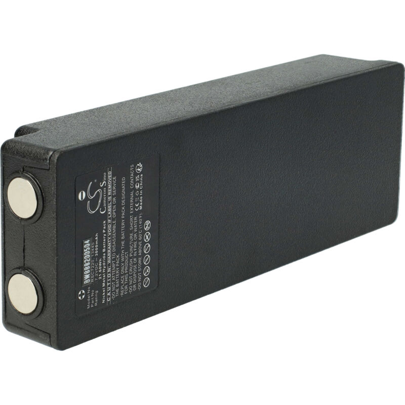 

Batería compatible con Palfinger 590, 790, 960, EEA2512, RC-400, RC400 Mando a Distancia Industrial Control Remoto (3000mAh, 7.2V, NiMH) - Vhbw