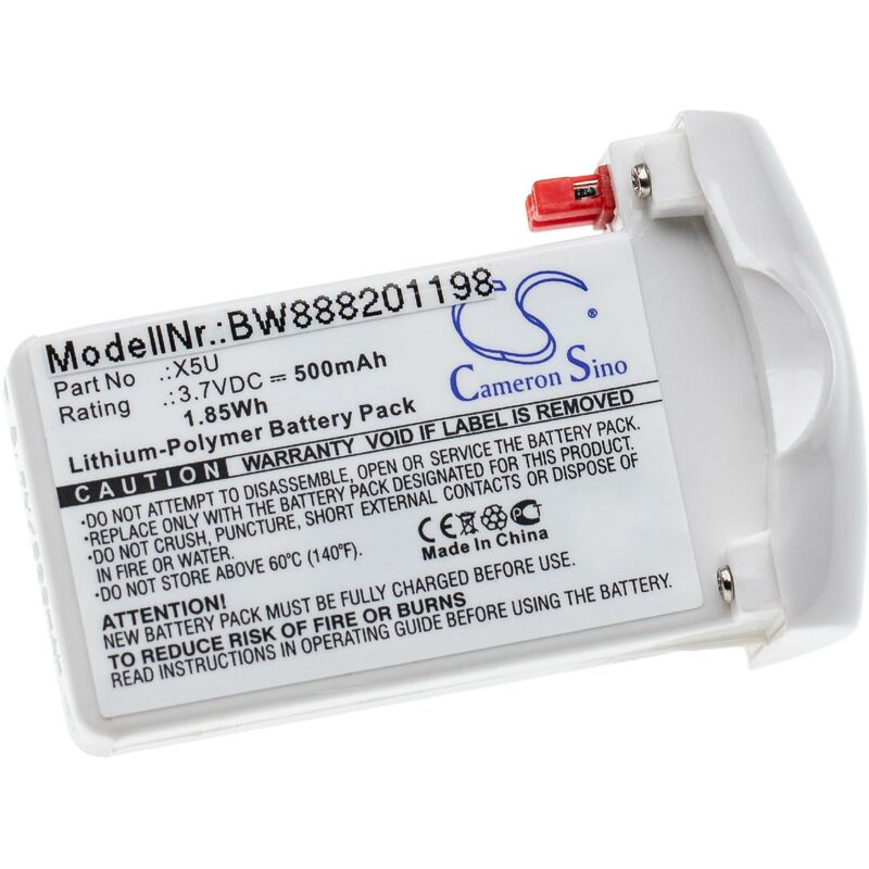 

batería compatible con Syma X5U, X5UC, X5UW dron multicóptero cuadricóptero (500mAh, 3,7V, polímero de litio) - Vhbw