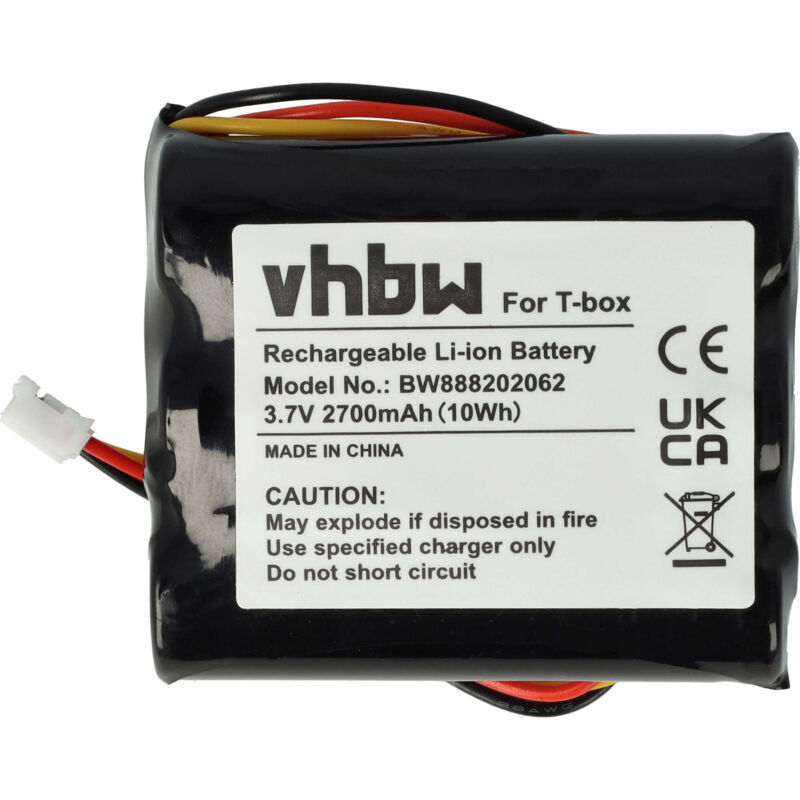 

batería compatible con tonies Toniebox altavoz altavoces (2700mAh, 3,7V, Li-Ion) - Vhbw
