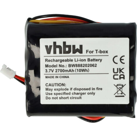 vhbw Batería compatible con tonies Toniebox caja audio (2700 mAh, 3,7 V, Li-Ion)