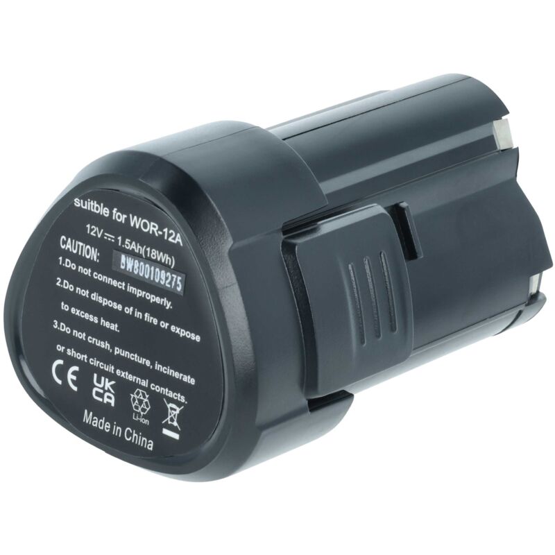 

Batería compatible con Worx WX382.7, WX382.M, WX382.M1, WX382.M2, WX521, WX521.1, WX540, WX540.3 herramientas eléctricas (1500mAh 12V Li-Ion) - Vhbw