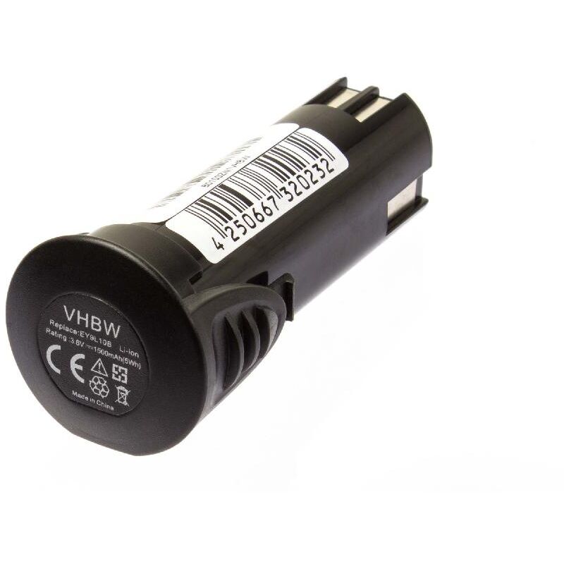 

Batería de Li-Ion 1500mAh (3.6V) para herramientas Powertools Tools Panasonic EY6220NQ, EY7410LA1C, EY7410LA2S, EY7411LA1C, EY7411LA1S - Vhbw