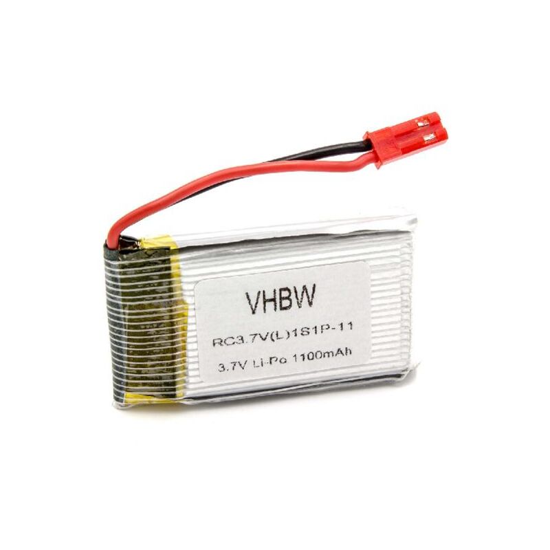 

Batería de polímero de litio 1100mAh (3.7V) conector JST para modelismo Walkera Dragonfly, HM 5G4 - Vhbw