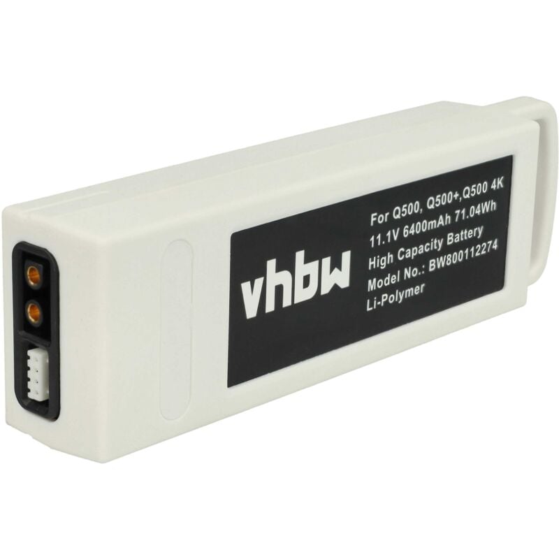 

Batería de polímero de litio 6300mAh (11.1V) para dron, multicóptero, cuadricóptero Yuneec Q500+ Pro, Q500+ Typhoon RC Drone - Vhbw