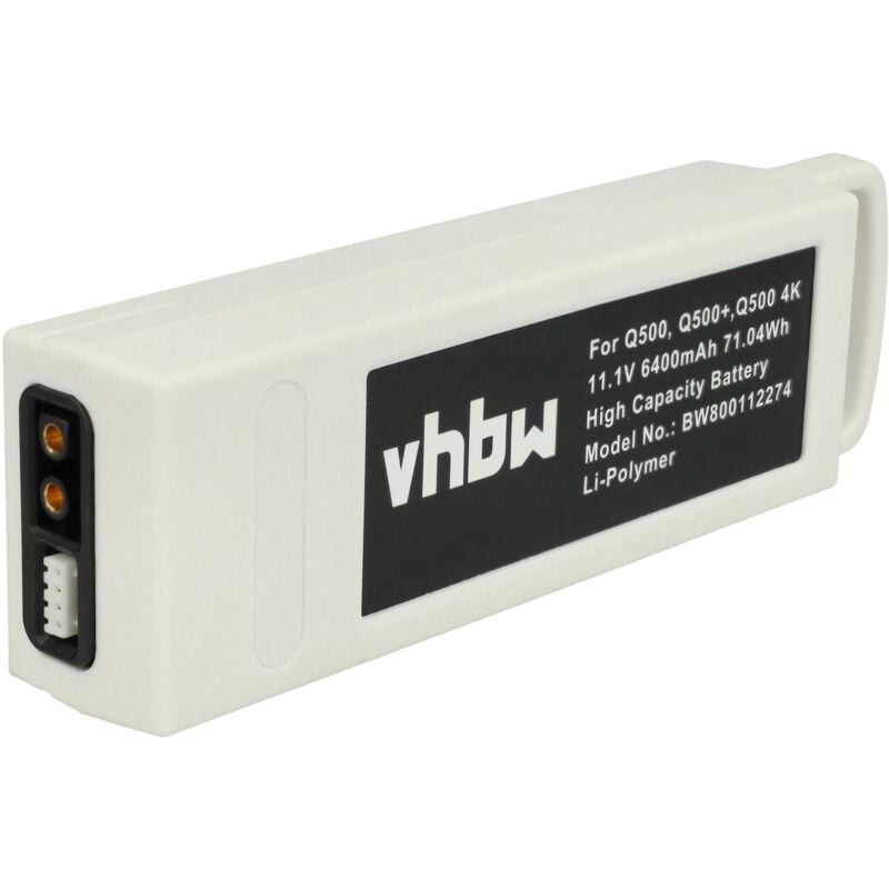 

Batería de polímero de litio 6300mAh (11.1V) para dron, multicóptero Yuneec Q500, Q500 4K, Q500 4K Typhoon RC Drone, Q500 RC Drone, Q500+ - Vhbw