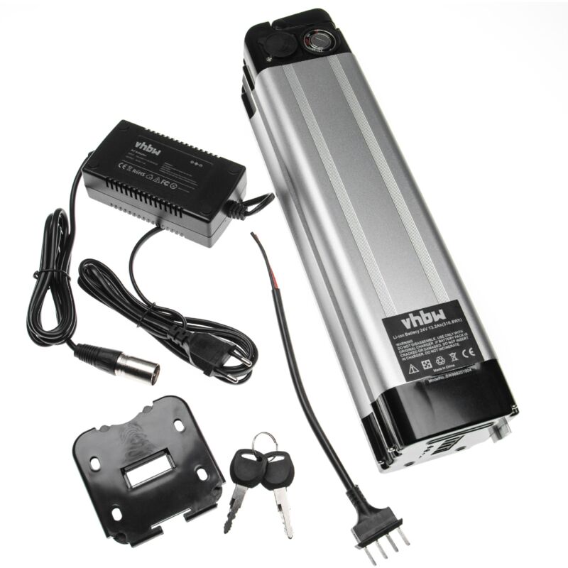

Batería de tubo de sillín 13.2Ah 24V Li-Ion incl. cargador compatible con Prophete, Mifa, E-Bike, etc; bicicletas eléctricas - Vhbw