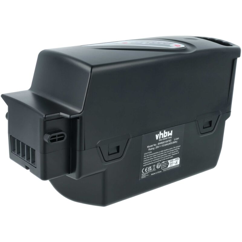 

vhbw Batería Li-Ion 15.6Ah (26V) para e-Bike bicicletas eléctricas Puch Kraftwerk 7G, Kraftwerk 8G reemplaza NKY190B02, NKY252B02, NKY304B2