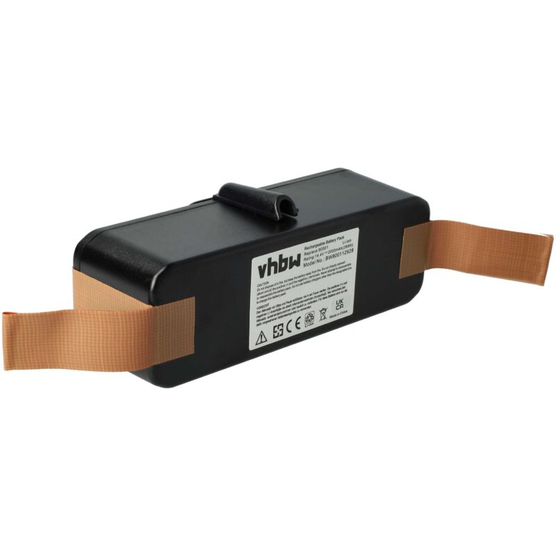 

vhbw Batería Li-Ion 2000mAh (14.4V) compatible con Klarstein Cleanmate aspirador reemplaza 11702, VAC-500NMH-33.