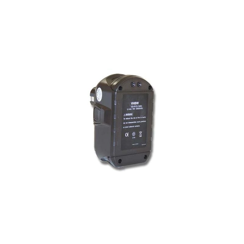 

Batería recargable compatible con Ryobi LDD1802PB, LDD-1802PB, LFP-1802S, LRS-180, OBL-1801 herramientas eléctricas (3000 mAh Li-Ion 18 V) - Vhbw